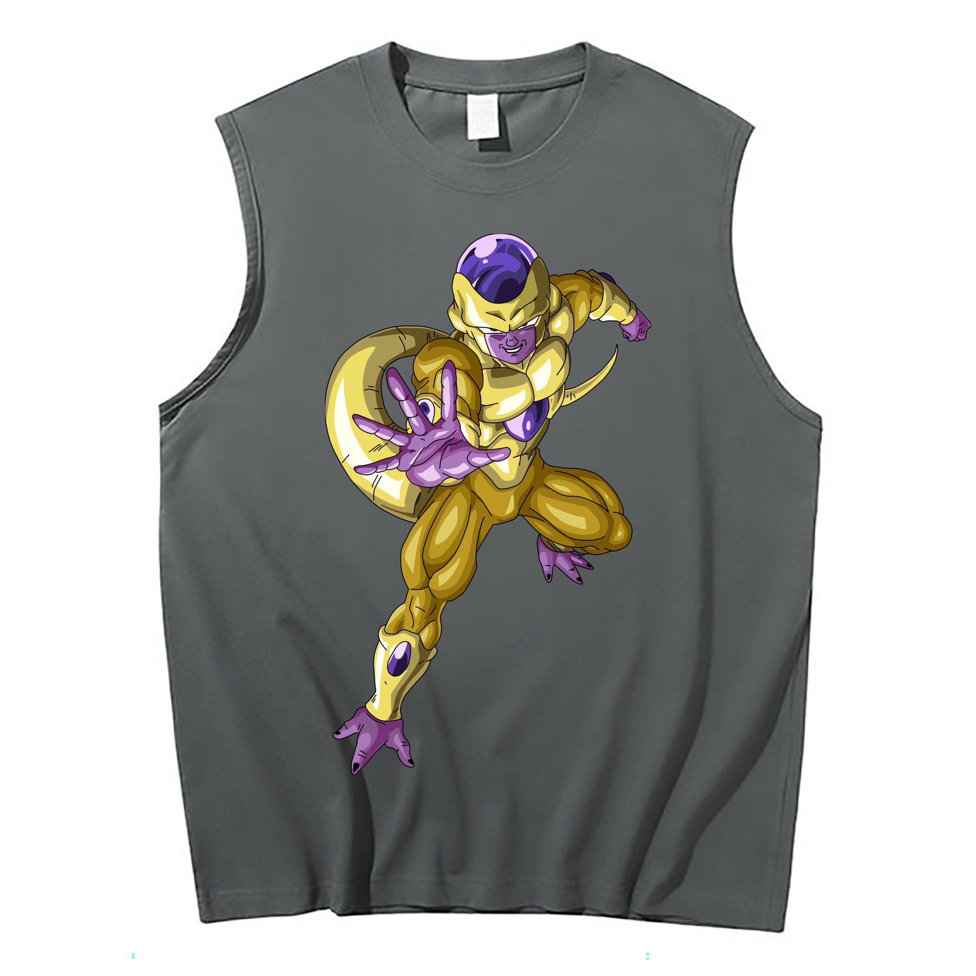 （画像用） ドラゴンボール フリーザ DRAGON BALL Frieza コットン100％タンクトップ（フロントプリント）